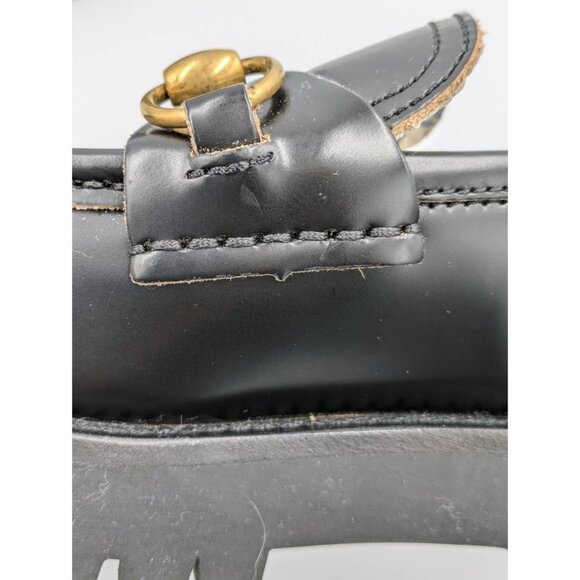 Gucci Women’s Cordovan Lux Harald Moccasin Platform Loafers Black EU35.5 - Picture 10 of 15